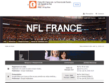 Tablet Screenshot of nflfrance.com